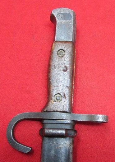  Japanese WWII Type 30 Bayonet & Scabbard, Kokura Hourglass — image 3