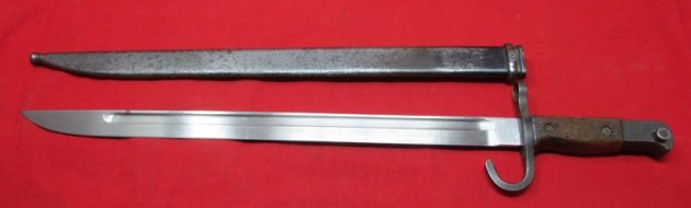 Japanese WWII Type 30 Bayonet & Scabbard, Kokura Hourglass — image 6