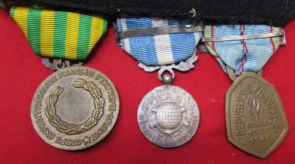  French WWII-Indo China, 7 Place Medal Bar, Medaille Militaire — image 7