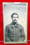 US Civil War Union Soldier CDV, Fancy Necktie, Nashville TN …