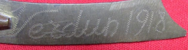  French WWI Trench Art Bullet Letter Opener, Verdun — image 3