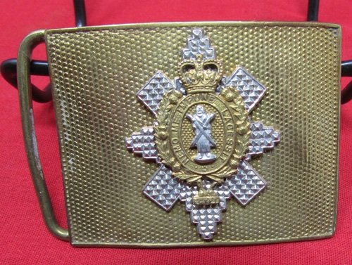  British QE2 Era,  Black Watch Dress Buckle — image 2