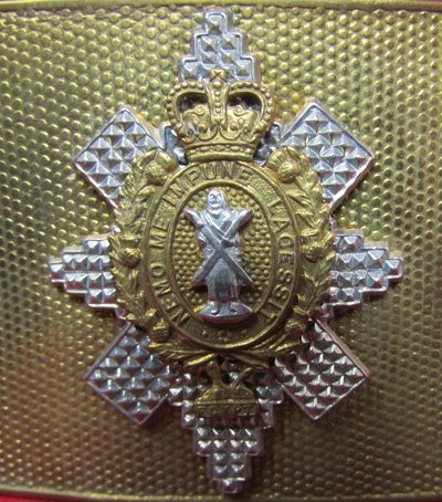  British QE2 Era,  Black Watch Dress Buckle — image 3