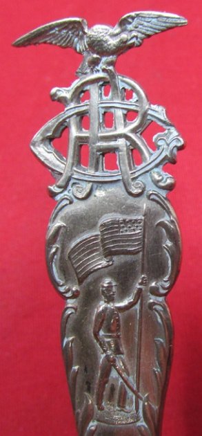  US Post Civil War GAR National Encampment, Pittsburgh 1894, Souvenir Spoon — image 3