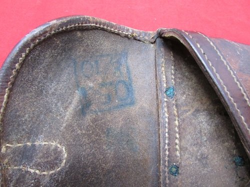  European WWII Era Brown Leather Holster — image 4