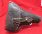 European WWII Era Brown Leather Holster