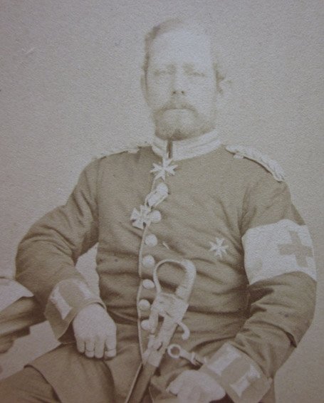  German Franco Prussian War CDV, Identified, Pour le Merite, Iron Cross, Paris Photographer 1871 — image 3