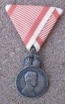 Austrian WWI Signum Laudis Medal, Silver Grade, Emperor Karl