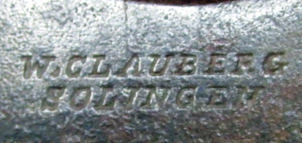  US Civil War Era, 1840 Pattern Cavalry Sword, Shortened Blade, Clauberg Mfg — image 4