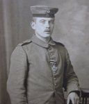 German WWI RPC, Soldier & Iron Cross