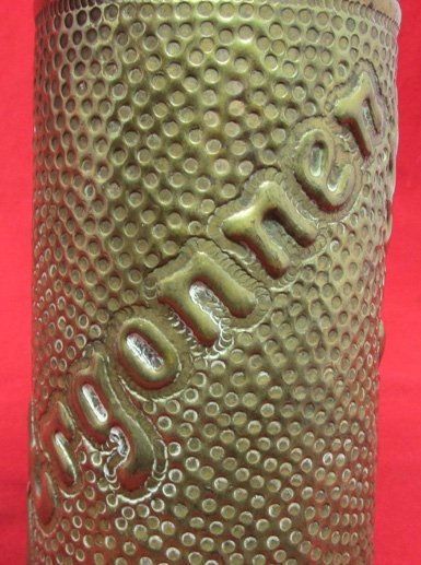  German  WWI Trench Art Vase, 1918 Argonnen — image 5