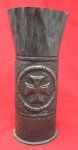 German WWI Trench Art 7.7 l.F.K. 96 Shell Casing, 1913
