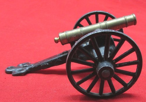  US Park Service Souvenir Toy Cannon, Brass Barrel — image 2