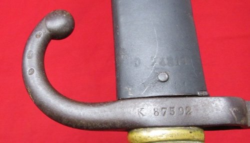  French M1866 Chassepot Bayonet, St.Etienne Arsenal, Modified Scabbard — image 4