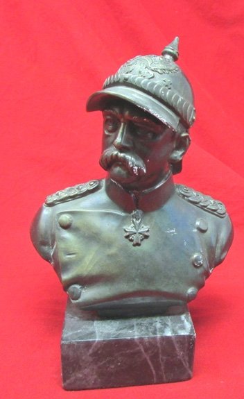  German Imperial Era, Otto Von Bismarck Desk Statue — image 2