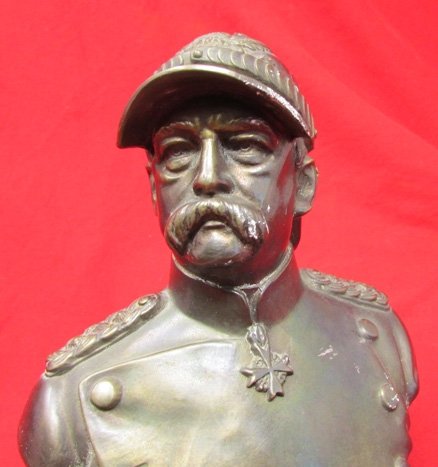  German Imperial Era, Otto Von Bismarck Desk Statue — image 3