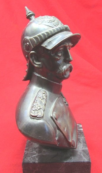  German Imperial Era, Otto Von Bismarck Desk Statue — image 4