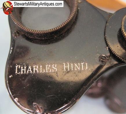  British Pre WWI Prism Binoculars, West Kent Yeomanry — image 4