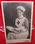 British WWI Real Photo Postcard, Nurse