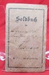 German WWI Soldbuch, Landsturm Infantry