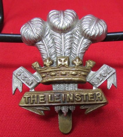  British WWI Cap Badge, The Leinster Rgt. (Royal Canadians) — image 2