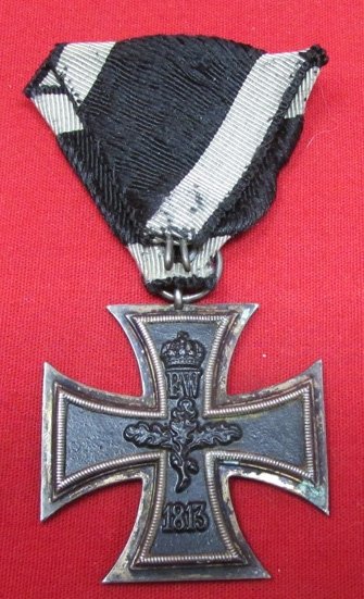  German WWI Iron Cross 2nd Class, Austrian Fold Ribbon — image 2