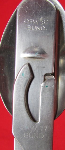  German WWII Wehrmacht Pattern, Bundeswehr Untensil Set, — image 3