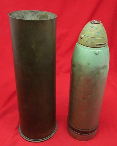  US Post WWI Cocktail Shaker Eighteen Pounder Shrapnel Shell — image 3