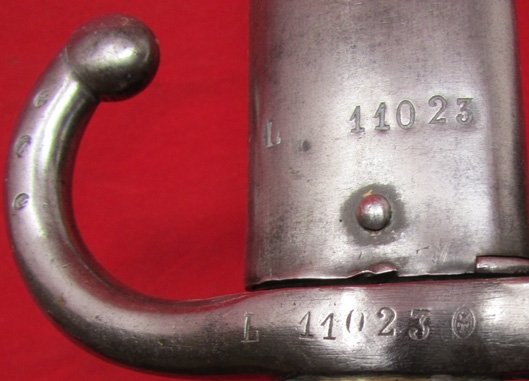  French 1866 Pattern Chassepot Bayonet, 1871, Franco-Prussian War, Matching — image 4