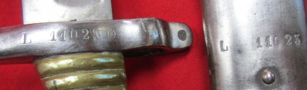  French 1866 Pattern Chassepot Bayonet, 1871, Franco-Prussian War, Matching — image 8