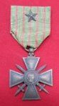 French WWI, Croix de Guerre, 1914-1915 Reverse, Regiment/Brigade Level Award