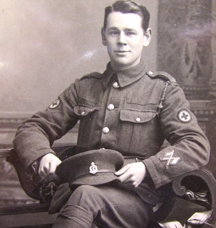  British WWI RAMC RPC Image, Medical Corps — image 3