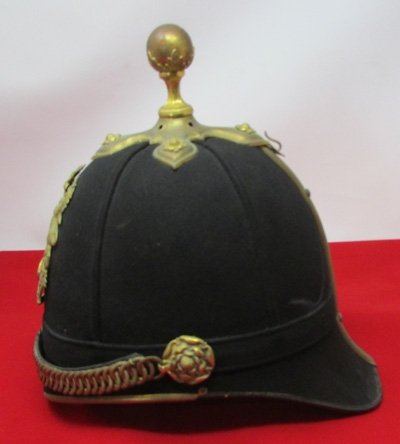  British, Pre WWI Royal Artillery Officers Dress Helmet — image 4