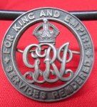 British WWI, Silver War Badge, Service Rendered, New Zealand Soldier