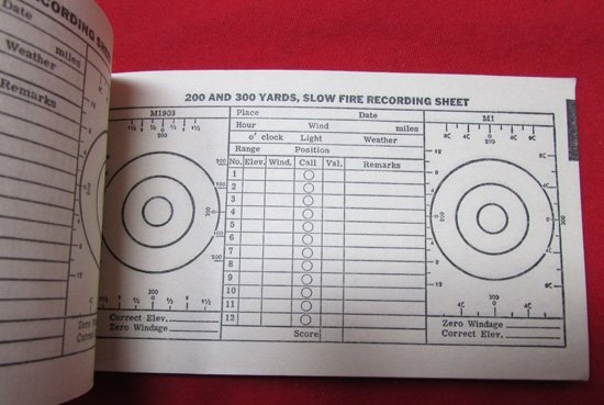  US WWII Combination Score Book US Rifles M1903, M1 BAR M1918A2 — image 4