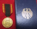 German Bundeswehr, 50 Years Special Service Medal , Cased