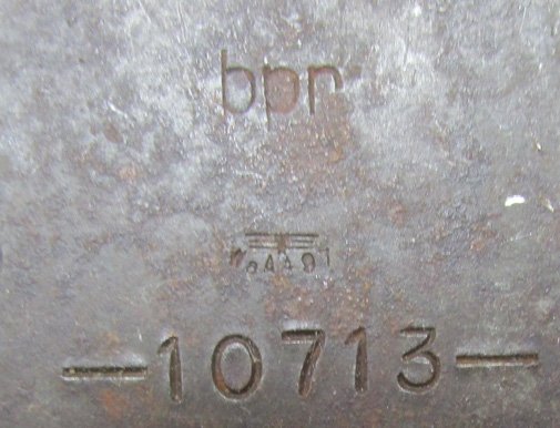  German WWII K98 Rifle Cupped Butt Plate, 10713 — image 3
