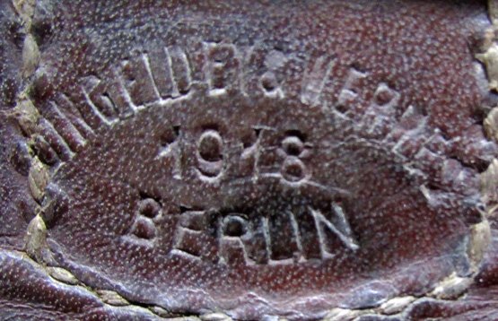  German WWI Prussian 1915 Pattern Enlisted Buckle, 1918 Dated Adjusting Tab — image 4