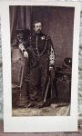 French 2nd Empire CDV, Identified 7th Chasseur Officer, Italy Order …