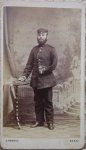 German Franco Prussian War CDV, Wounded Soldier, Amputated Arm