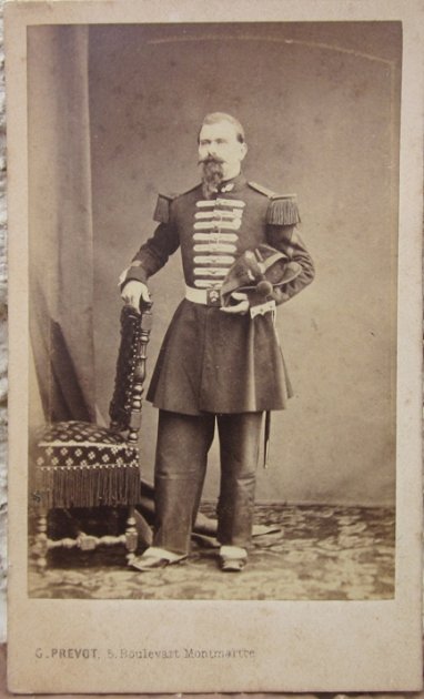  French 2nd Empire CDV, Imperial Garde NCO, Paris Photographer — image 2