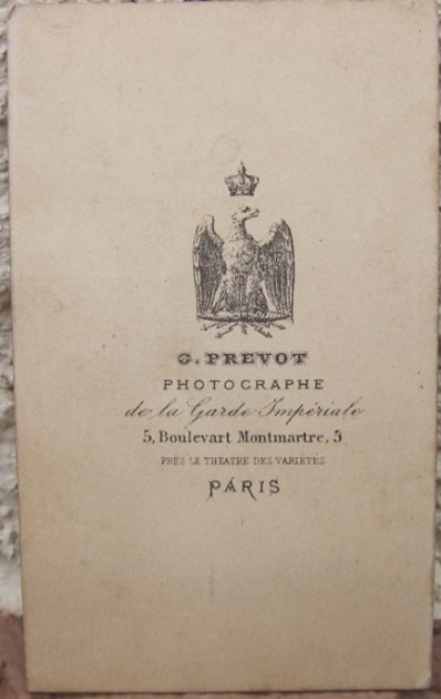  French 2nd Empire CDV, Imperial Garde NCO, Paris Photographer — image 3