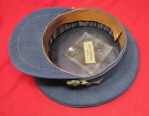  Czech, Post WWII, Air Force Officers Visor Hat, Captain — image 7