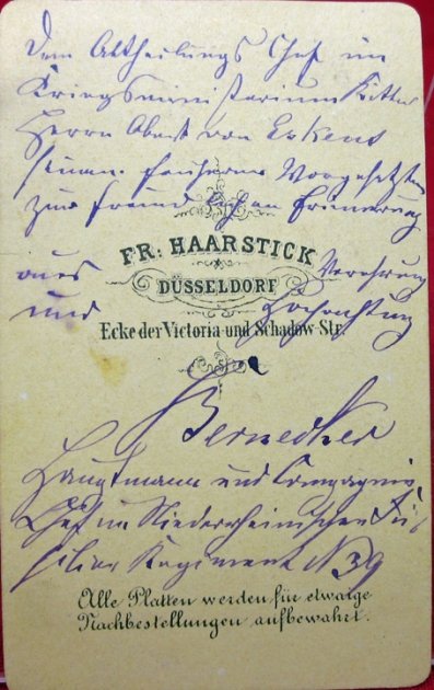  German Franco Prussian War CDV, Iron Cross 2nd Class, IR 39, Identified — image 4