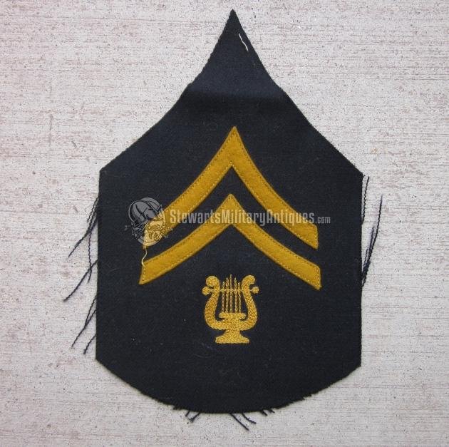  US WWI Era, Cavalry Corporal Bandsman Chevron — image 2