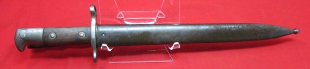  US M1892 3040 Krag Bayonet 1894 Dated Blade, 1st Model Scabbard — image 2