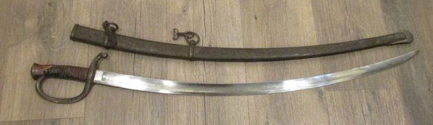  US Civil War, M1840 Light Artillery Sword, State of Connecticut , Ames 1862 — image 3