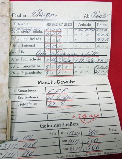  German WWI Soldbuch, Machine Gunner, EK2 1917 — image 4