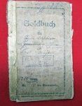 German WWI Soldbuch, Machine Gunner, EK2 1917