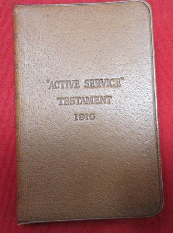  British WWI Active Service Testament — image 2
